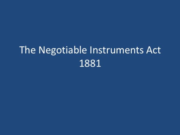 SCOPE OF SECTION 138 OF THE NEGOTIABLE INSTRUMENTS ACT OF 1881 - Best ...