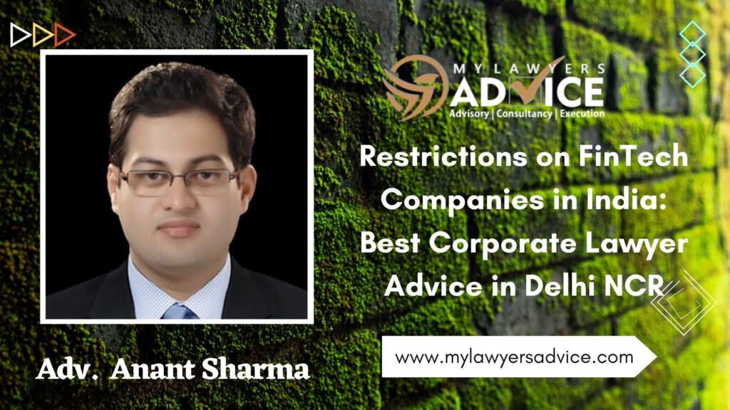 Restrictions on FinTech Companies in India: Best Corporate Lawyer ...