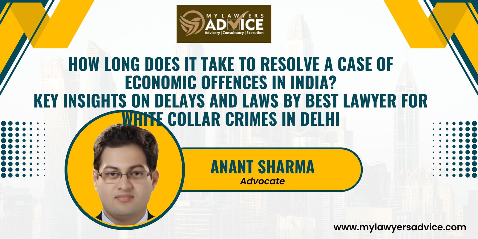 How long does it take to Resolve a Case of Economic Offences in India?Key Insights on Delays and Laws by Best Lawyer for White Collar Crimes in Delhi - Best and Experienced Lawyers online in India